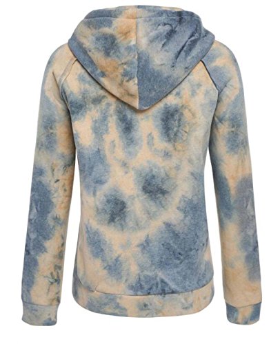 Littlebee Women Gradient Color Hoodie Kangaroo Pocket Long Sleeve Pullover Sweater2