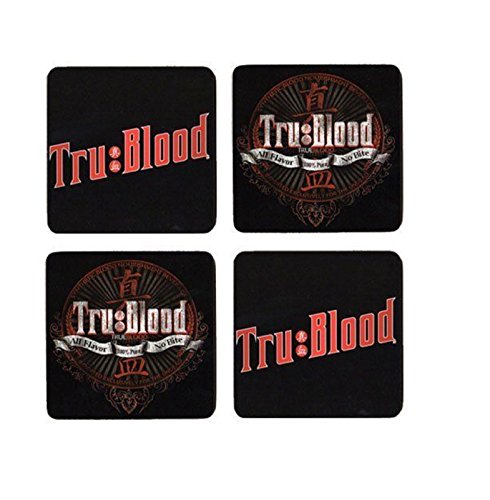 True Blood Coaster Set: 4 Piece in Presentation Bo