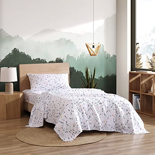 Image of Eddie Bauer Kids - Full Sheet Set, Ultra-Soft Microfiber Bedding with Fully Elastic Fitted Sheet, Kids Bed Set with Pillowcases, Easy Care Bedding (Dreamland)