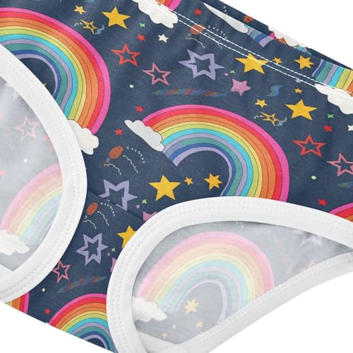 Rainbows Stars Blue Toddler Girls's Underwear 2T 202c17694