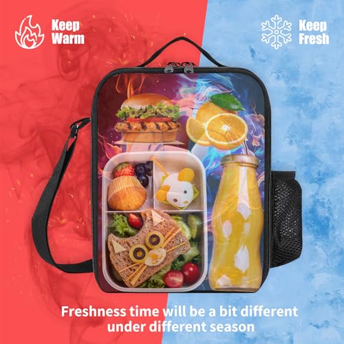 Soccer Backpack Set for School, 17 Inch Casual School Bags with Lunch Box, Kids Daypack Bags and Pencil Case Set for Teens Boys Men Students4