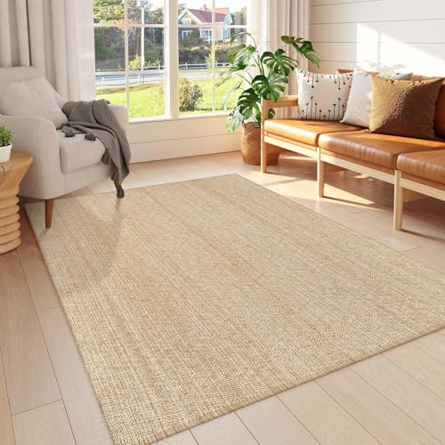 Tapete Boho para Sala 5x8 ft, Algodón Lavable miniatura 1
