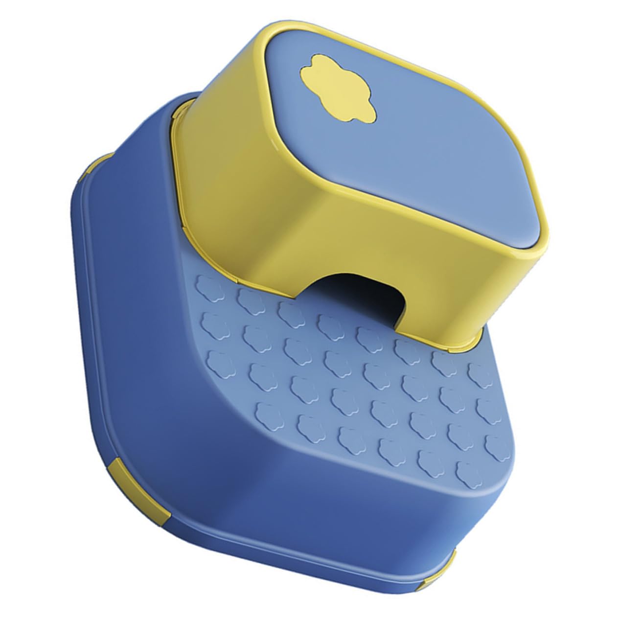 Taburete para Niños Compacto y Ligero de Material PP, Antideslizante y Estable, Adecuado como Reposapiés para Baño Infantil y Sala de Juegos