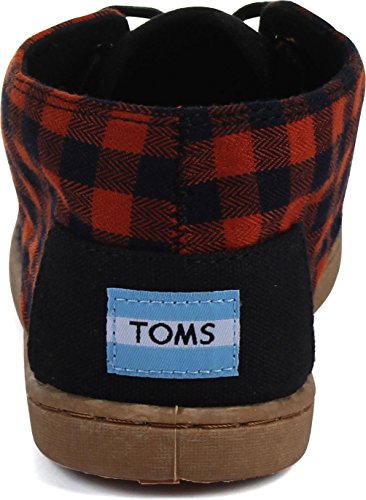 TOMS - Youth Mid-Top Paseos Shoes, Size: 13.5 M US Little Kid, Color: Rust Flannel3
