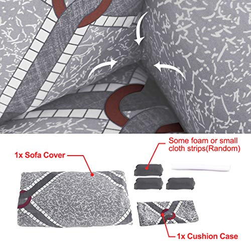 Uxcell 1-2-3-4 Seater Elastic Sofa Cover Stretch Slipcover Home Couch X-Large #TOP7