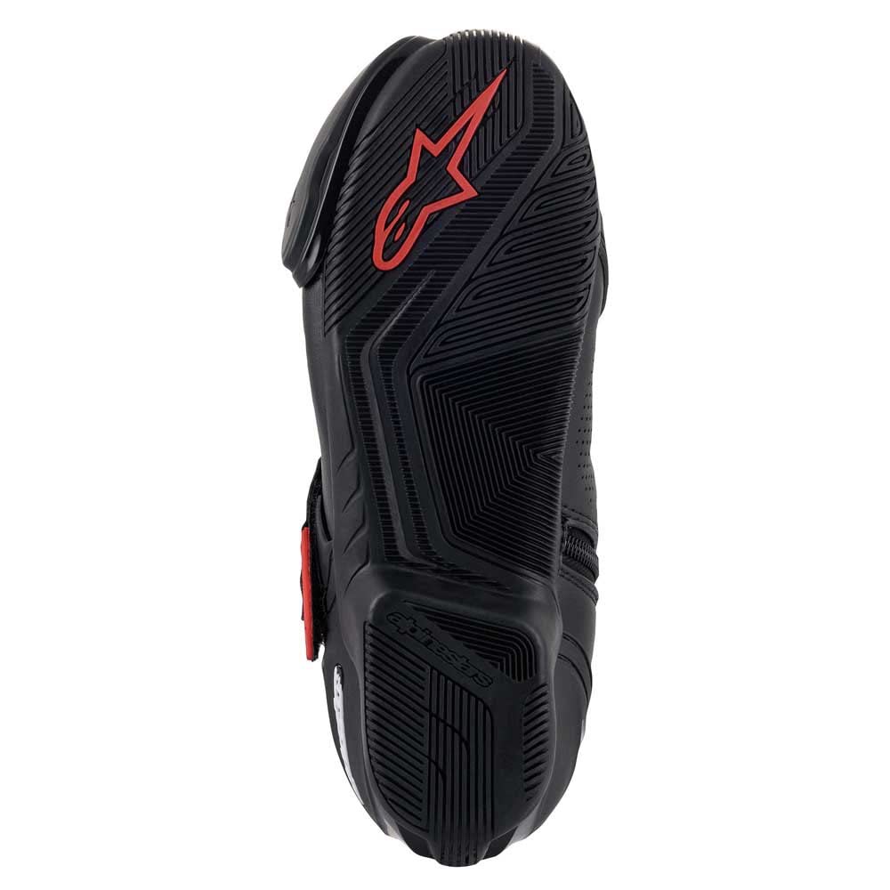 Alpinestars SMX-1 R V2 Vented Motorcycle Boots, Lightweight Microfiber Construction, Enhanced Airflow, Superior Grip - (147, Black/Red)