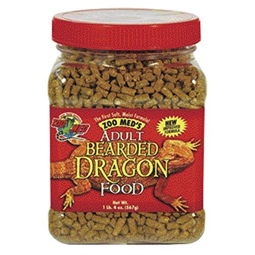 Zoo Med 20-Ounce Natural Bearded Dragon Food, Adult Formula