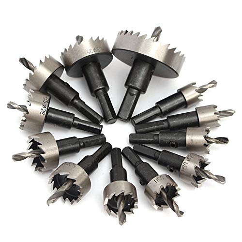 Set de brocas HSS Dioche 12 piezas de 15 a 50 mm miniatura 2