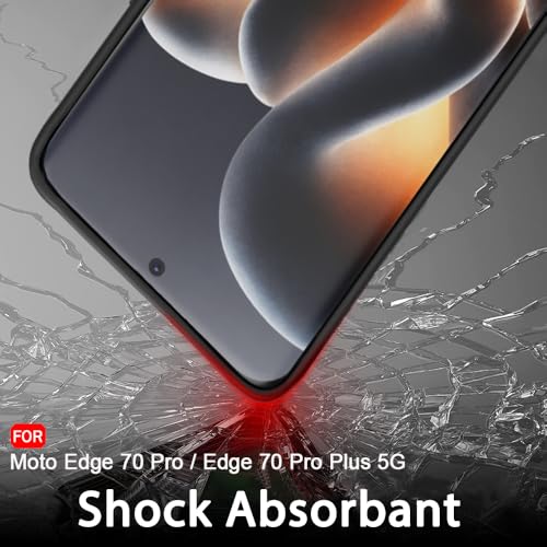 Image of TheGiftKart Sleek Back Cover Case for Motorola Moto Edge 70 Pro 5G | Slim Fit Protective Design | Ultra Matte Finish | Camera Protection Bump | Soft Back Cover for Moto Edge 70 Pro (Silicone, Black)