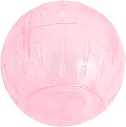 Bolas de exercício para hamster, 9 cm de diâmetro, silenciosa, giratória, anão, hamster, corrida, hamster, bola de exercício para gerbils, pequenos animais, brinquedos de animais pequenos (rosa)