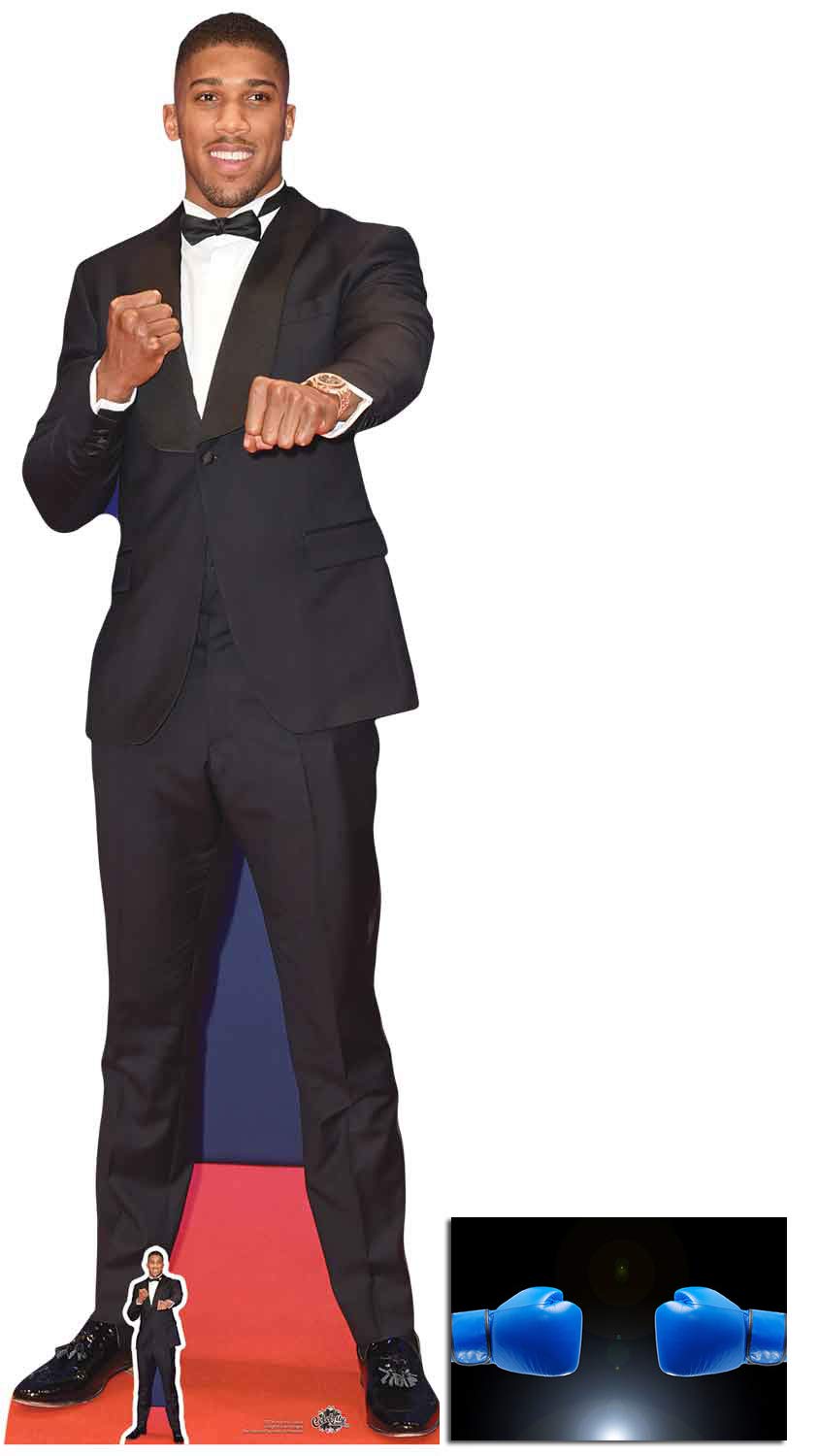 Bundlez-4-Fanz Fan Packs A Joshua Boxer Lifesize And Mini Cardboard Cutout Fan Pack 191Cm X 58Cm, Includes 8X10 Star Photo