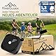 RadGlück® Abschleppseil für Kinder & Familien – 2,4 m elastisch aus Kevlar-Nylon | Fahrrad-Zugsystem für Ausflüge, MTB & Pannenhilfe