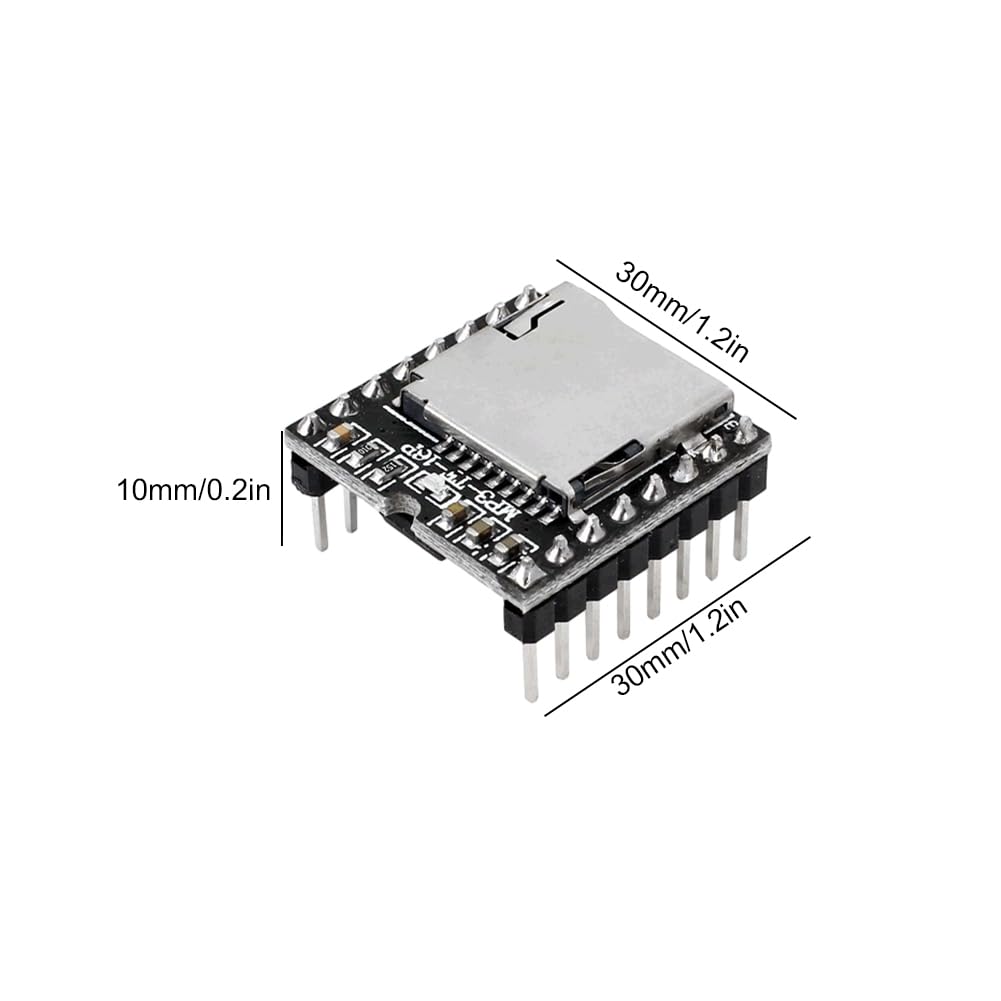 TF Carte U Disque DF Lecteur Module V3.0 16P Audio Module Vocal Carte Mini Lecteur MP3 Module Audio pour