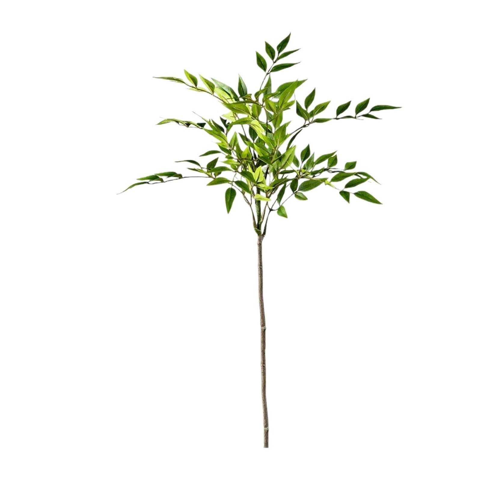 Künstliche Tannenzweige 75–140 cm künstliche Pflanzen, Nandina-Baum, grün, hohe, Blätter, Zweige for die Dekoration von Haus, Garten und Büro(75cm 1 Branch)