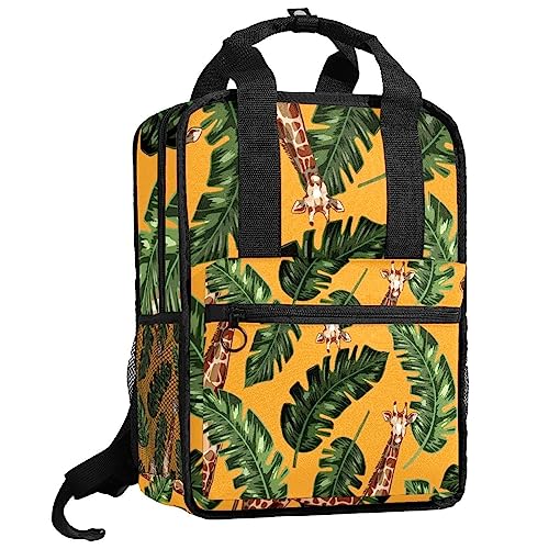 Sac à dos pour garçons idéal pour l'école et les sorties nature jaune