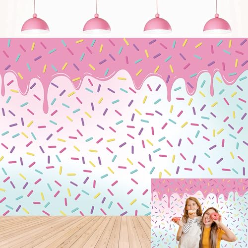 Toile de fond confettis lumineux pour photo grandir