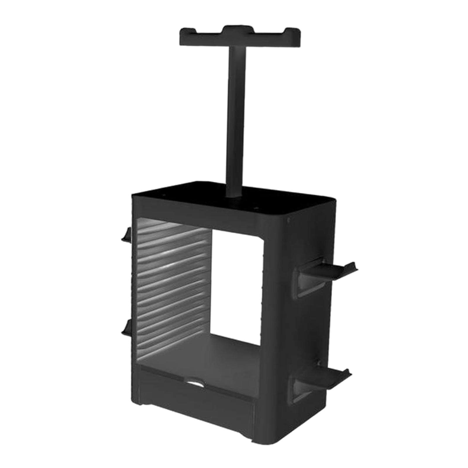 Disc Rack and Controller Headset Vertical Stand Holder for PS5 Black-image-30