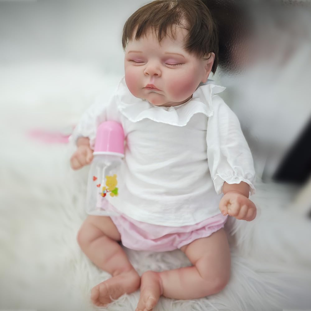 セール中 リボーンドール　笑顔のベビーちゃん Amazon | Meeler リボーンドール 49cmリアルな 笑顔赤ちゃん人形