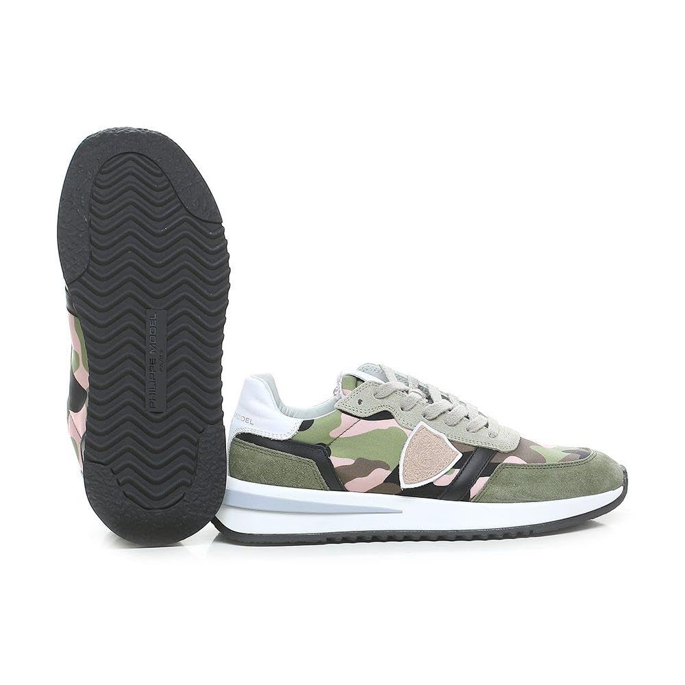 Philippe Model Tropez 2.1 TYLD CP05 Sneakers Donna Sistema Ultrasoft Otholite Militare Camouflage