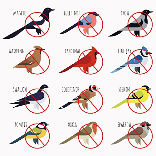 2 Pack Bird Repellent Device Bird Deterrent Tape Double-sided Reflective Scare Bird Tape for Home, Garden and Farm, 565 Feet Long in Total