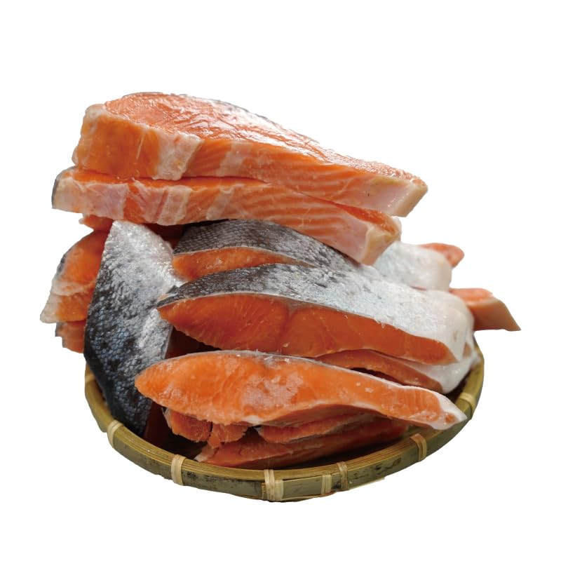 Amazon.co.jp: 訳あり 厚切り 塩銀鮭 切り身 約1.5kg 1切 約110～150g