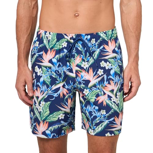 Eidon Young Men's Saladitas 17 Inch Length, Elastic Waist Volley Swim Trunk