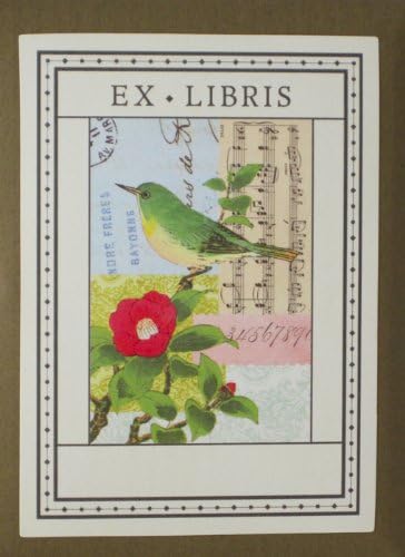 Flora Fauna Self Adhesive Bookplates From Cavallini Papers Co 18 