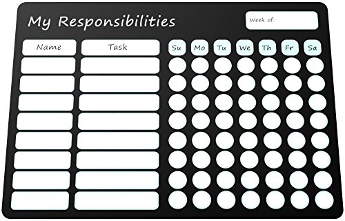 Lilliekay Designs Chore Charts For Multiple Kids Magnetic Weekly Kids Planner For Fridge With Dry Erase Marker Responsibility Behavior Reward Checklist Chart For Kids, Teens And Adults #TOP5