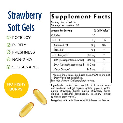 Nordic Naturals Strawberry DHA Omega-3 Soft Gels #TOP19