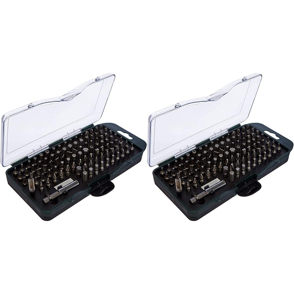 Brüder Mannesmann M29892 Bitsatz, 100-tlg., (Packung mit 2)