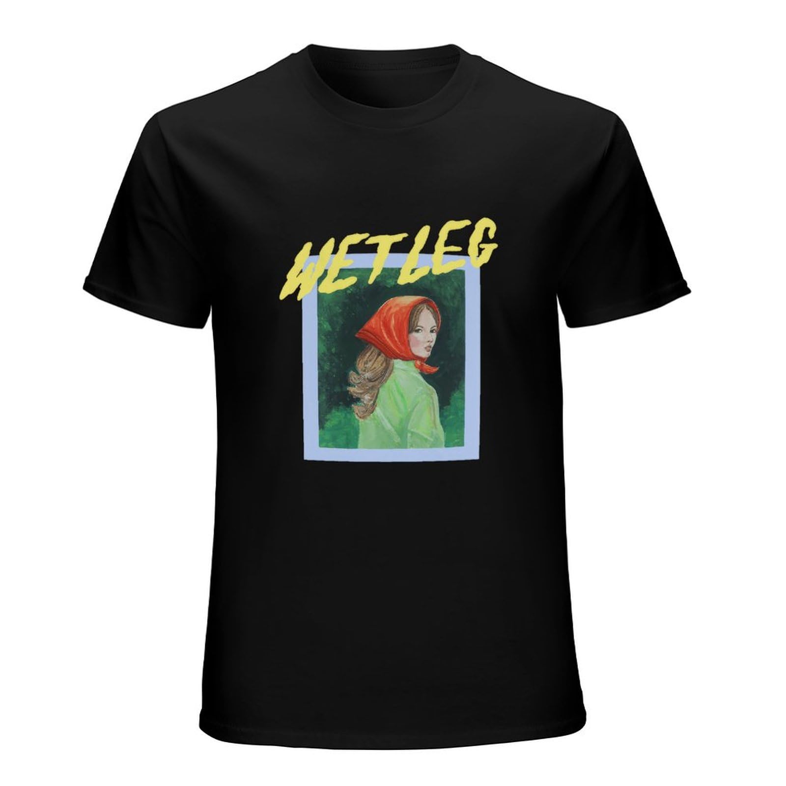 Wet Leg Wet Dream Men's T-Shirt Graphic Shirts Unisex Black Tee XXL