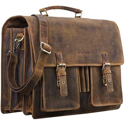 Sac Serviette en Cuir STILORD Anton Cover
