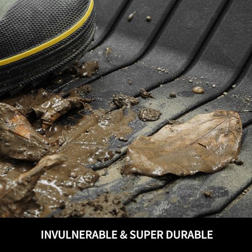 OEDRO Floor Mats Fits for Tesla Model Y 5-Seater 2025 2024-2020 Custom Fit All Weather TPE Automotive Interior Cargo Liners Trunk Mats Accessories for Model Y (NOT for Model Y Juniper) 6 Pcs Mats Set