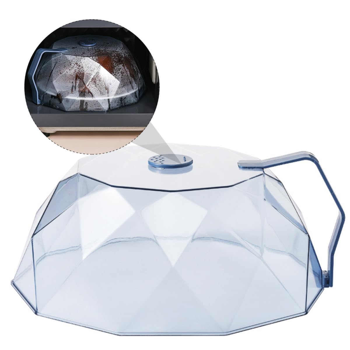 MAGICLULU 2stücke Mikrowellen-abdeckhaube Mit Dampfauslässen Spritzfreier Hitze-resistenter Deckel Anti-öl Spritzschutz Für Gesunde Ernährung Für Mikrowellen Und Küchengebrauch