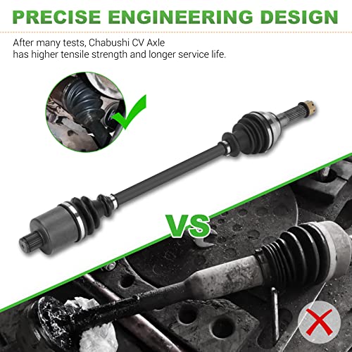 Image of Rear CV Axle with Wheel Bearing for Polaris 2013-2018 Ranger Crew /XP 900, 2017 2018 Ranger XP 1000, 2015 Ranger 570 Full-Size, 2pcs Left /Right Half Drive Shaft Replace for 1332947