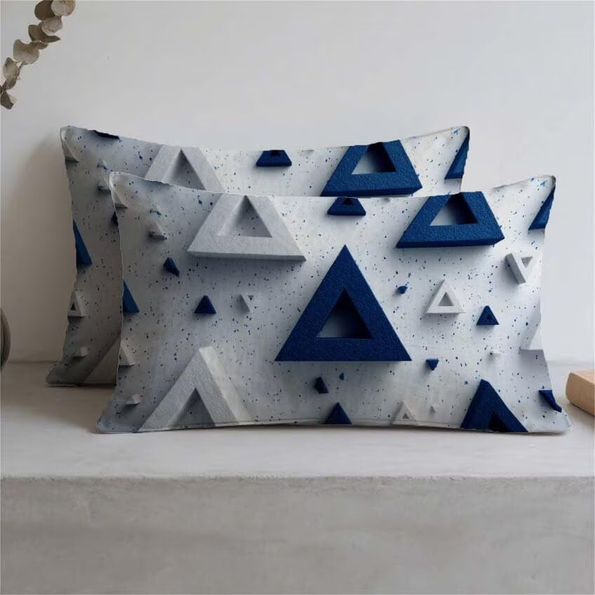Housse de coussin extérieur 50x70 imperméable en lin lot de 2 - 3