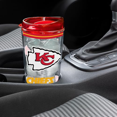 Image of Rico Industries NFL Football Kansas City Chiefs Double Wall 20oz Tritan Tumbler