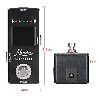 keppy Mini accordeur chromatique pour guitare avec écran LCD True Bypass - Les Beatles, Paul McCartney, John Lennon, RIngo Starr, George Harrison keppy Mini accordeur chromatique pour guitare avec écran LCD True Bypass – Image 3
