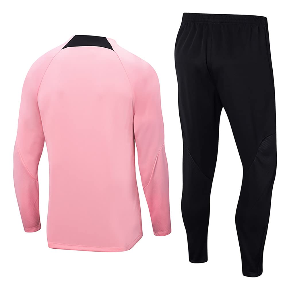 Tuta da calcio, da uomo, a maniche lunghe, abbigliamento sportivo, traspirante, per fitness, corsa, jogging, per ragazzi