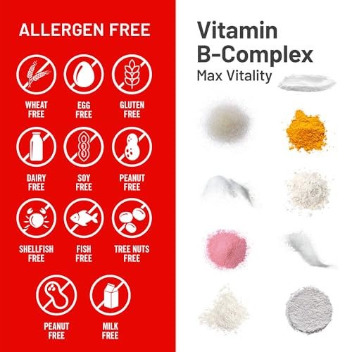 Image of NatureWise Super Vitamin B Complex for Women and Men - with Vitamin C, Folic Acid Biotin B1 B2 B3 B6 B12 - Support Cellular Energy & Mental Clarity - Vegan, Gluten & Dairy Free, Non-GMO - 60 Tablets