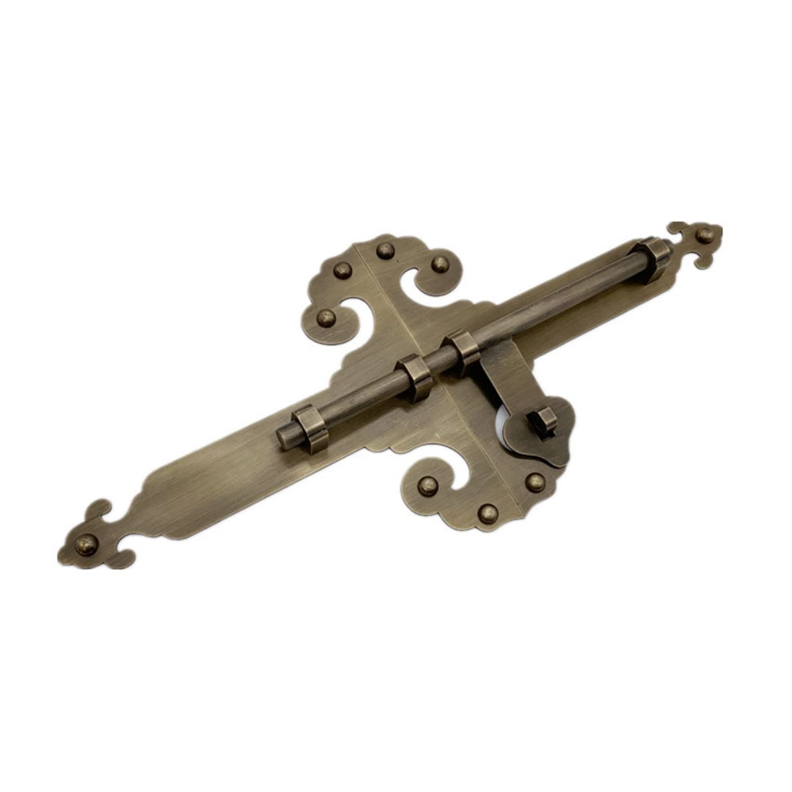 Stainless Steel Sliding Bolt Lock, Door Slide Bolt Lock for Garden Barn Fence Shed Basement Brass Bronze Multiple Sizes(Bronze,.)