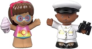 Replacement Parts for Fisher-Price Little People Travel Together Friend Ship - FHD92 ~ Replacement Captain Beau and Mia Figures