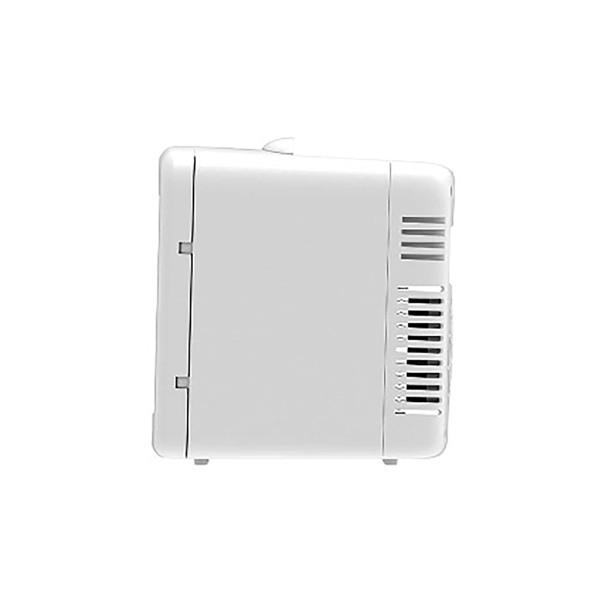 Frigidaire White Mini Personal Fridge Cooler, Transparent Door, 1 Gal Capacity fits Six Cans, Includes Plugs for Home Outlet & DC Charger - 9.84" D x 7.09" W x 10.35" H — view 5