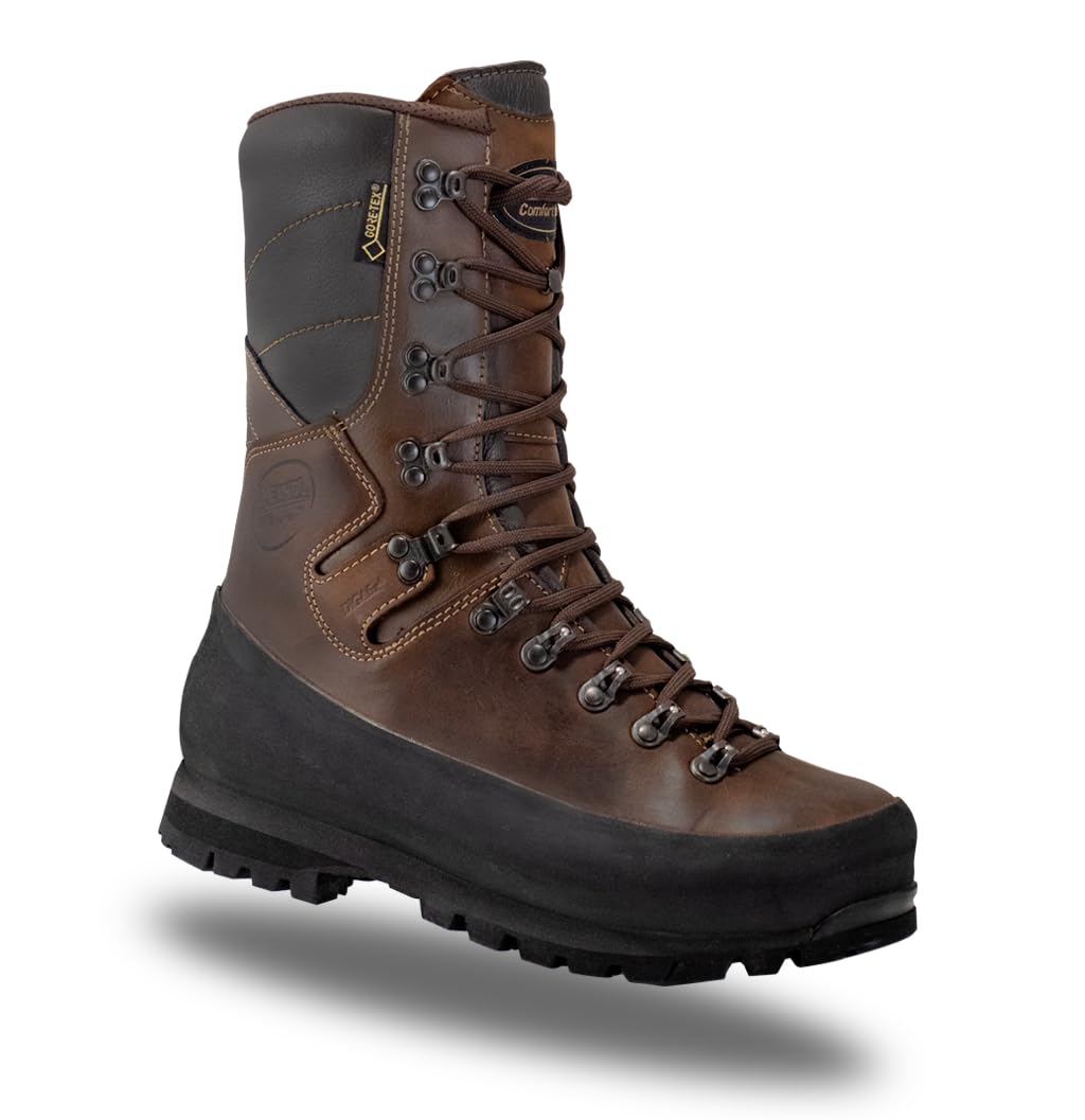 Meindl Men's Comfort-Fit Extreme | Gore-Tex Waterproof Uninsulated Hunting Boot | Ultimate Mountain Boot | Wide Toe Box | Made in Germany (Size 10.5D), Brown