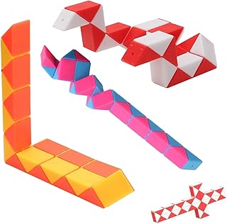 Comprar KYLOS 12 Piezas De 24 Blocs Juguetes De Rompecabezas De Puzzle Serpiente Magica Snake Cubo, Mini Mágico De Serpiente,Magic Snakes Twist Toy,Para Regalos De Cumpleaños,Regalos Para Invitados
