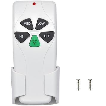 53T Ceiling Fan Remote Control Replacement of Harbor Breeze Hampton Bay Hunter, Replace 2AAZPFAN53T FAN-53T, L3HFAN11T FAN-11T, KUJCE9103 E08BT, CHQ7030T UC7030T, L3HFAN35T, L3HFAN35T1