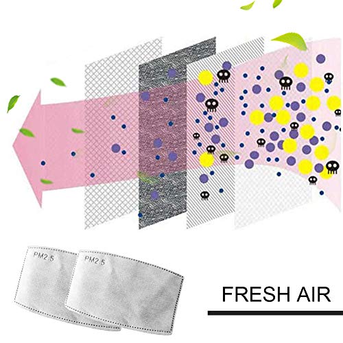 AUBIG - 3 Pezzi Visiere Protezioni in Cotone