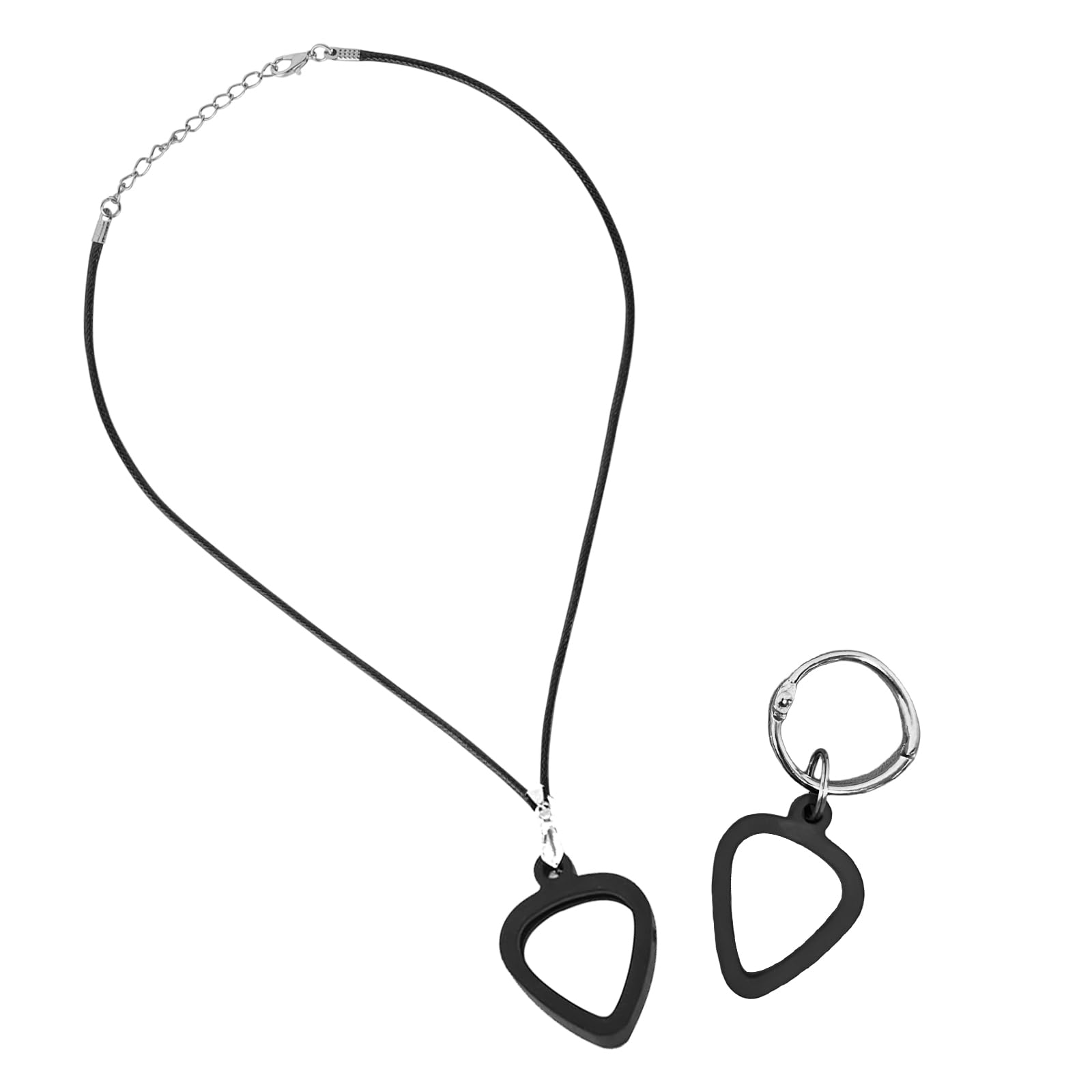 Musiin Guitar Pick Holder Necklace Compatible with Fender Dunlop D'Addario Standard Picks, Double-Sided Universal Design - Image 3