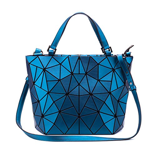 Geometric Luminous Purses and Handbags for Women Holographic Reflective Crossbody Bag Wallet Flash Rainbow Tote 03