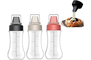 5-hole Squeeze Bottles for Sauces Condiments & Dressings